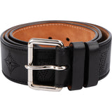 Louis Vuitton Black Perforated Leather Ceinture Belt (90 / 36)