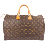 Louis Vuitton Monogram Canvas Speedy 40 Handbag
