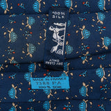 Hermès Turtle Print Silk Tie Krawatte