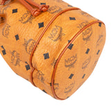 MCM Monogram Visetos Mini Drawstring Bucket Crossbody Bag