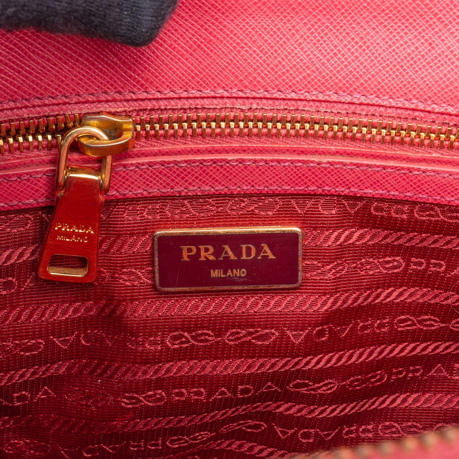 Prada Saffiano Leather Small Galleria Tote Handbag - vintageandkickz