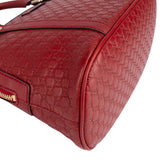 Gucci Microguccissima Leather Small Dome Satchel Handbag - vintageandkickz