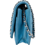 Chanel Quilted Caviar Leather Wallet On Chain Crossbody Bag