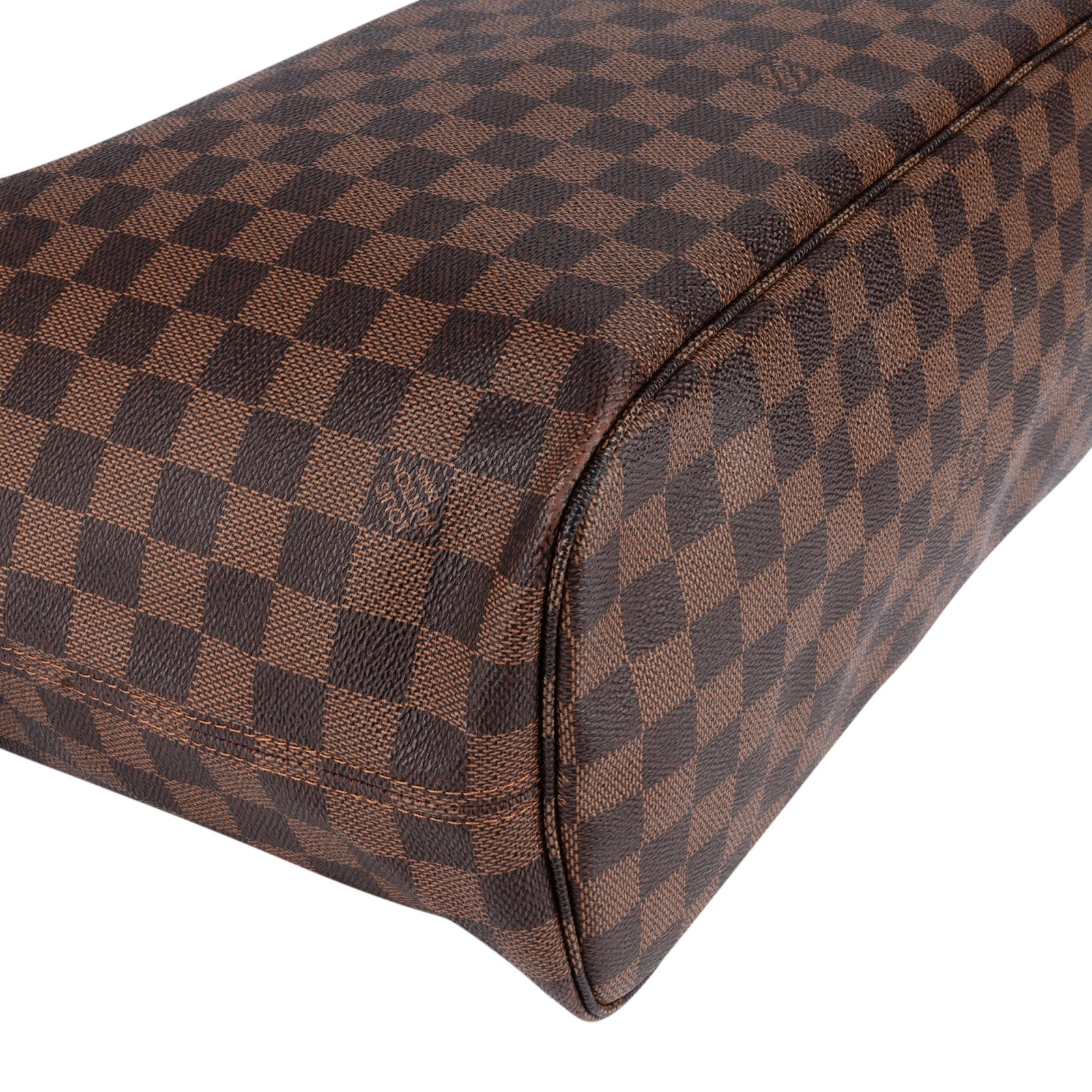 Louis Vuitton Monogram Damier Ebene Neverfull MM Shoulder Bag - vintageandkickz