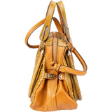 Chloé Python Leather Paraty Shoulder Bag