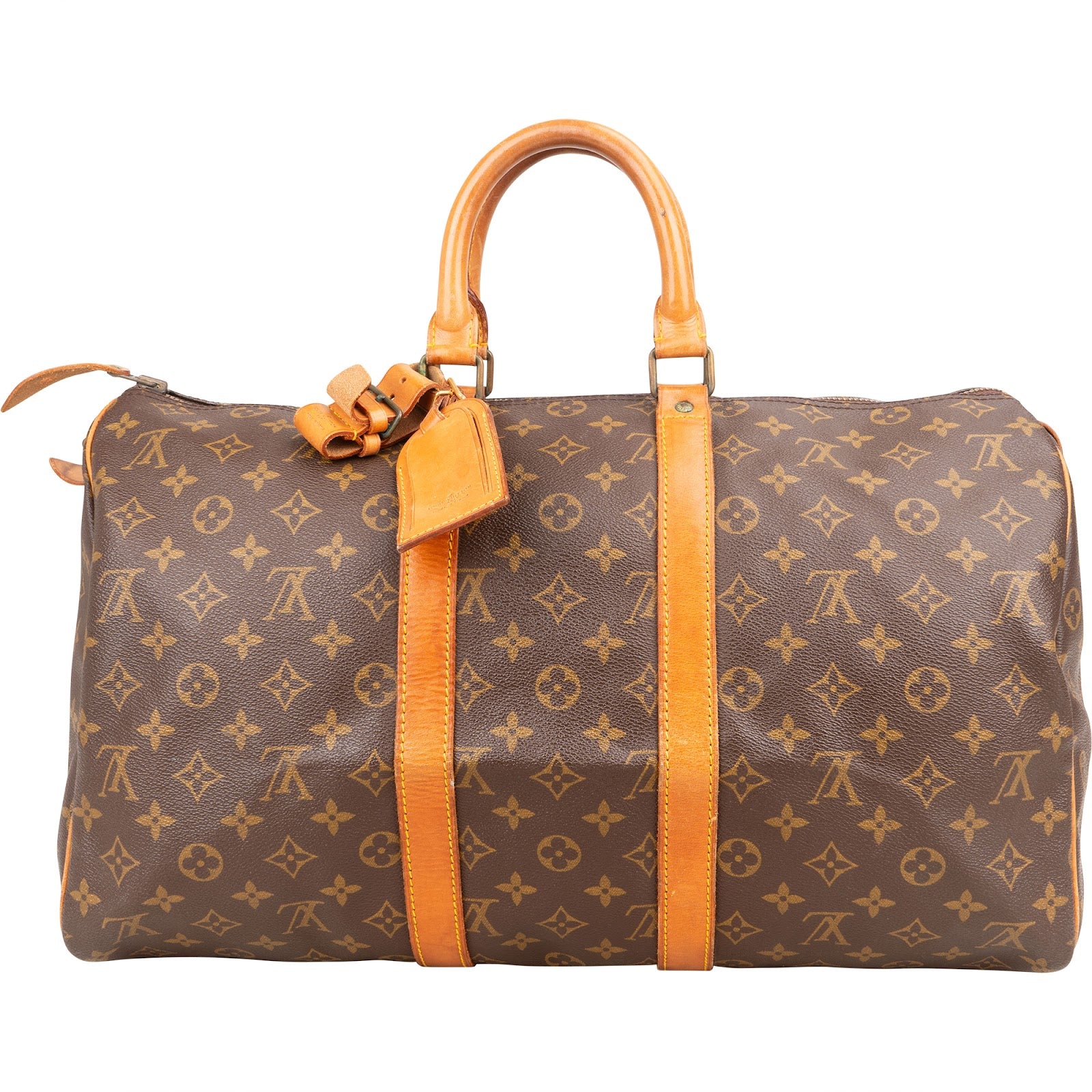 Louis Vuitton Monogram Canvas Keepall 45 Travel Bag - vintageandkickz