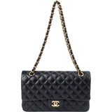Chanel Quilted Lambskin Medium Double Flap Shoulder Bag
