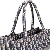 Christian Dior Trotter Monogram Oblique Jacquard  Book Tote Handbag
