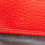 Gucci Grained Leather GG Marmont Zip Around Wallet