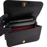 Chanel Quilted Lambskin 24K Gold Single Flap Shoulder Bag