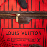 Louis Vuitton Monogram Damier Ebene Canvas Neverfull MM Shoulder Bag