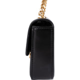Celine Shiny Calfskin Crystal Claude Triomphe Shoulder Bag