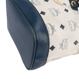 MCM Monogram Visetos Drawstring Bucket Handbag