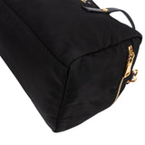 Prada Black Tessuto Bauletto Handbag