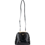 Prada Patent Saffiano Vernice Leather Promenade Handbag - vintageandkickz