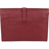 Balenciaga Pebbled Leather Toggle Clutch