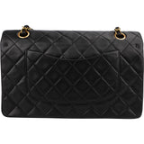 Chanel Quilted Lambskin Medium 24K Gold Double Flap Shoulder Bag