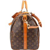 Louis Vuitton Monogram Canvas Keepall 50 Bandoulière Travel Bag