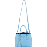 Prada Saffiano Leather Small Double Handbag