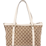Gucci Monogram GG Canvas Abbey D-Ring Tote Shoulder Bag