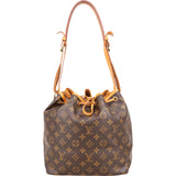 Louis Vuitton Monogram Canvas Sac Noé Petit Shoulder Bag