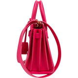 Saint Laurent Pink Leather Sac De Jour Handbag
