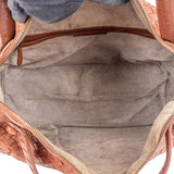Bottega Veneta Grained Intrecciato Leather Boston 40 Handbag