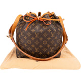 Louis Vuitton Monogram Canvas Sac Noé Petit Shoulder Bag