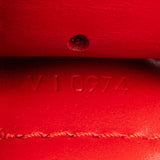 Louis Vuitton Red Epi Leather Sac De Paule PM Shoulder Bag