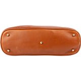 Gucci Brown Calfskin Bamboo Vintage Small Handbag