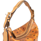 MCM Monogram Visetos Striped Hobo Handbag