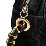 Prada Suede Small Camera Shoulder Bag
