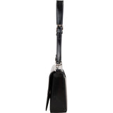 Prada Black Brushed Patent Leather Femme Shoulder Bag