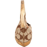 Coach Monogram Signature Canvas Hobo Shoulder Bag