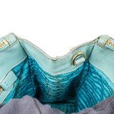 Prada Turquoise Saffiano Leather Galleria Handbag