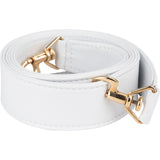Gucci White Leather Bags Strap