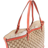 Gucci Monogram GG Canvas Large Bree Tote Shoulder Bag
