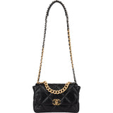 Chanel 19 Quilted Lambskin Single Flap Crossbody Bag Large