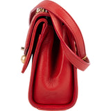 Chanel Stitched Leather Chevron Envelope Double Flap Shoulder Crossbody Bag
