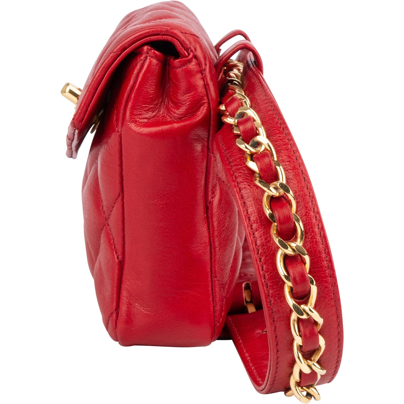 Chanel Quilted Lambskin CC Belt Crossbody Bag xx maße - vintageandkickz