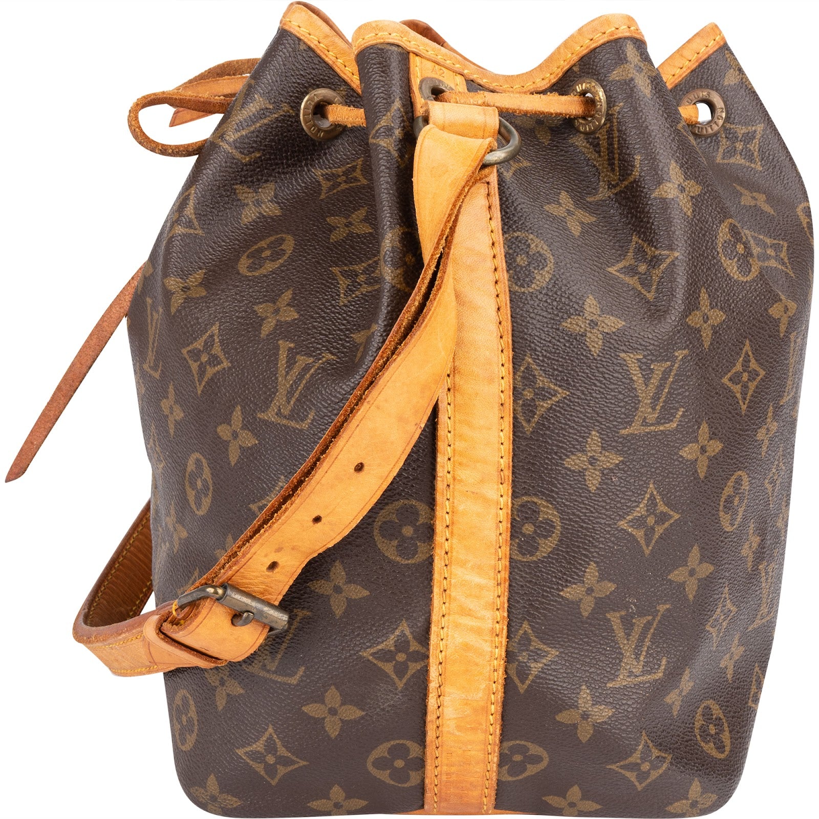 Louis Vuitton Monogram Canvas Sac Noé Petit Shoulder Bag - vintageandkickz