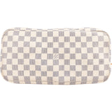 Louis Vuitton Monogram Damier Azur Canvas Neverfull MM Shoulder Bag