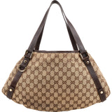 Gucci Monogram GG Canvas Abbey Hobo Shoulder Bag