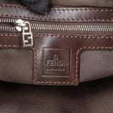 Fendi Monogram FF Zucca Canvas Baguette Buckle Shoulder Bag