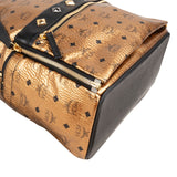 MCM Visetos Monogram Stark Studded 2 in 1 Backpack