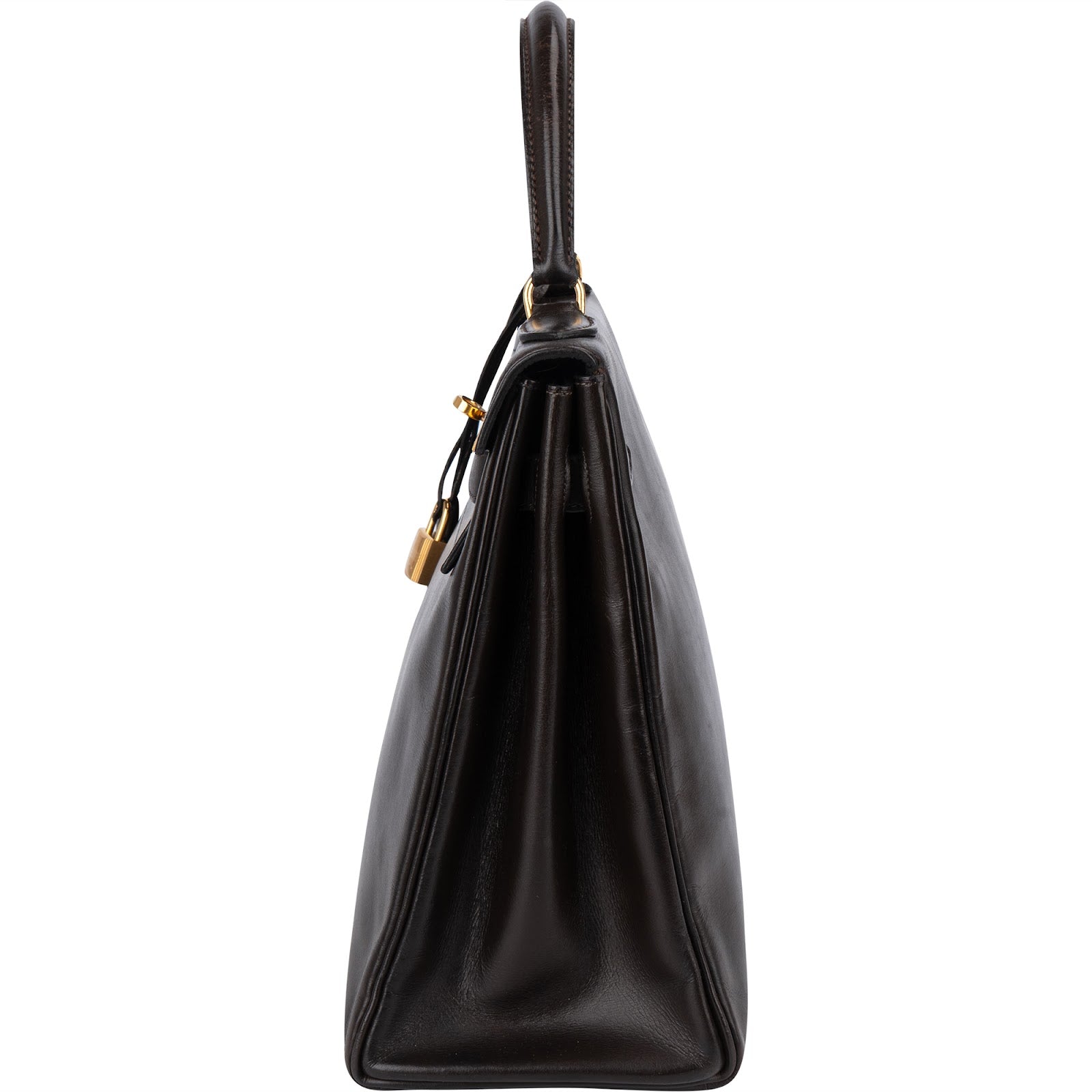 [🔄️B11 / F23] Hermès Box Calf Kelly 32 Sellier Handbag - vintageandkickz