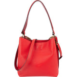 MCM Visetos Pebbled Leather Milla Hobo Shoulder Bag