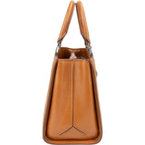 Miu Miu Bicolor Leather Madras Bicolor Tote Handbag