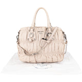 Prada Matelassé Nappa Leather Gaufre Satchel Handbag