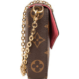 Louis Vuitton Monogram Canvas Limited Illustre World Tour Pochette Felicie Crossbody Bag